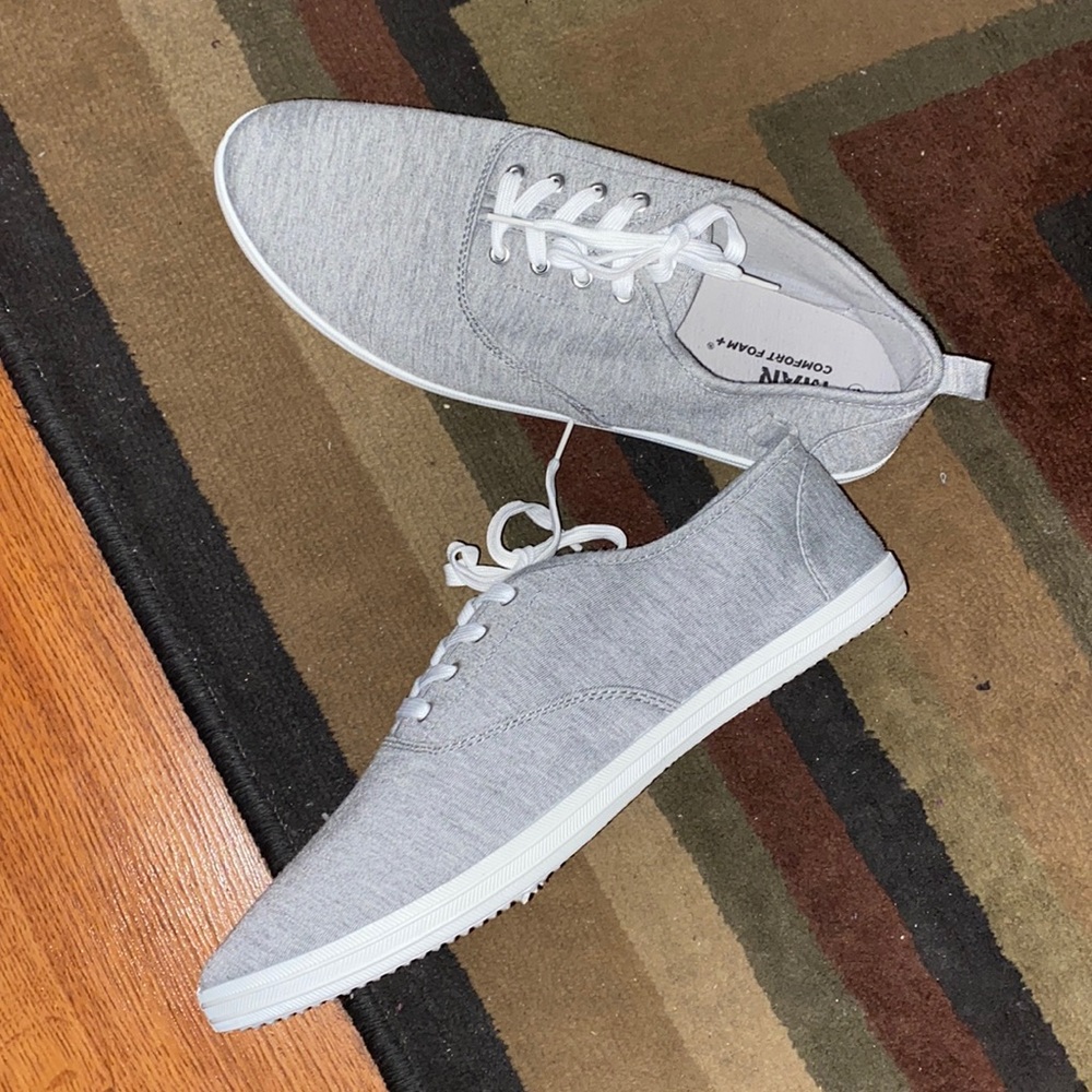 Grey sneakers